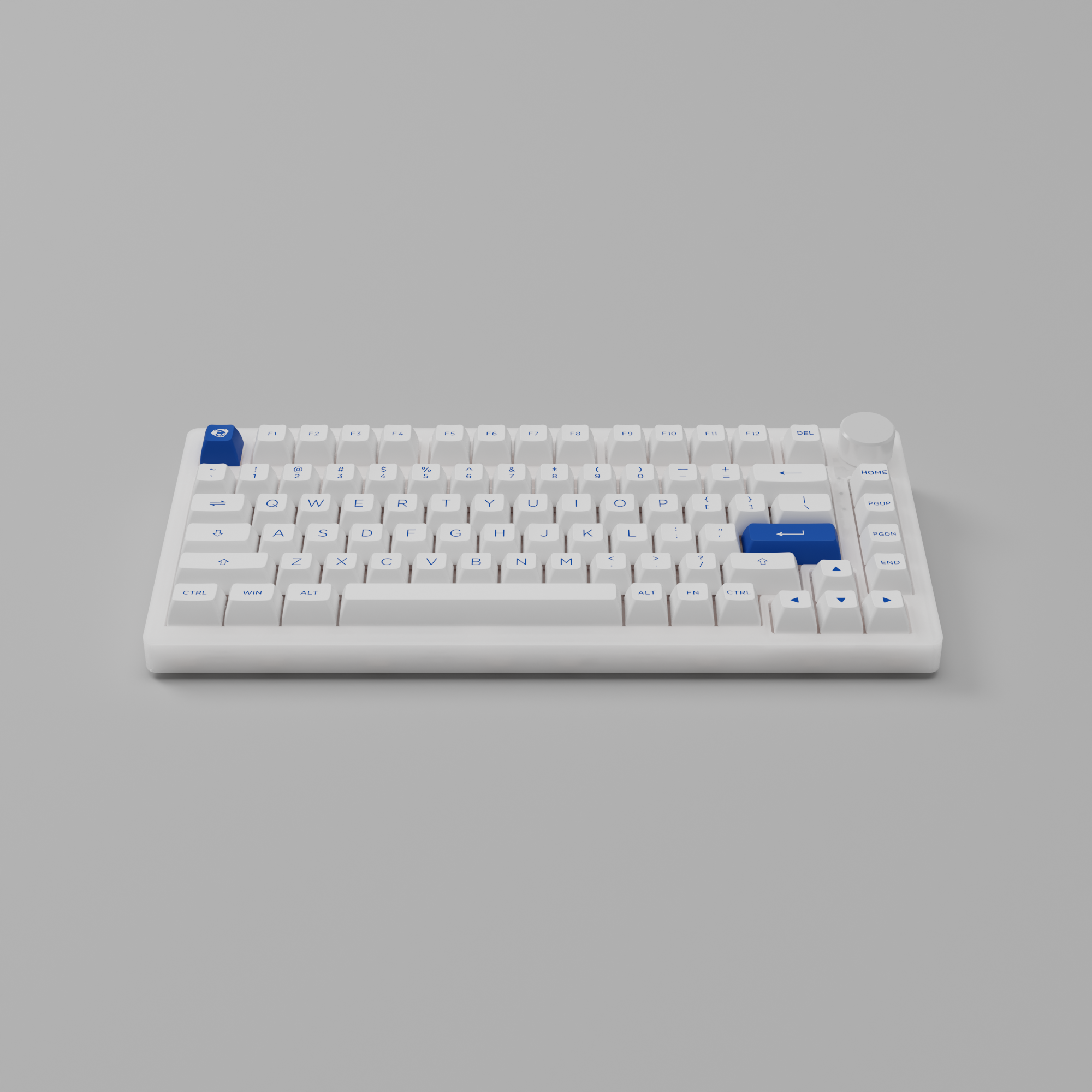 Blue On White PC75B Plus