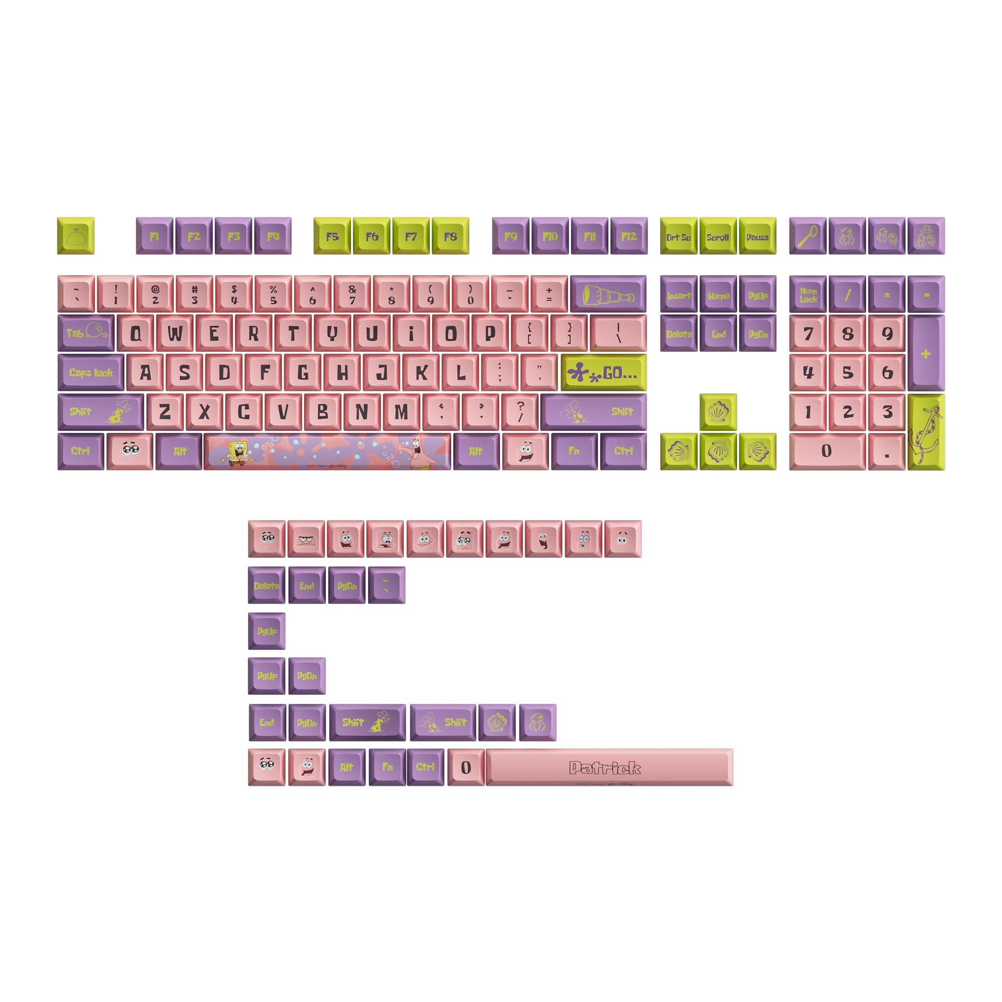 Patrick Keycap Set (138-Key)