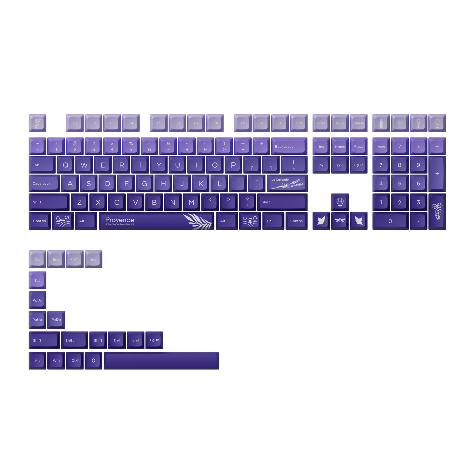 Provence Keycap Set (127-Key)