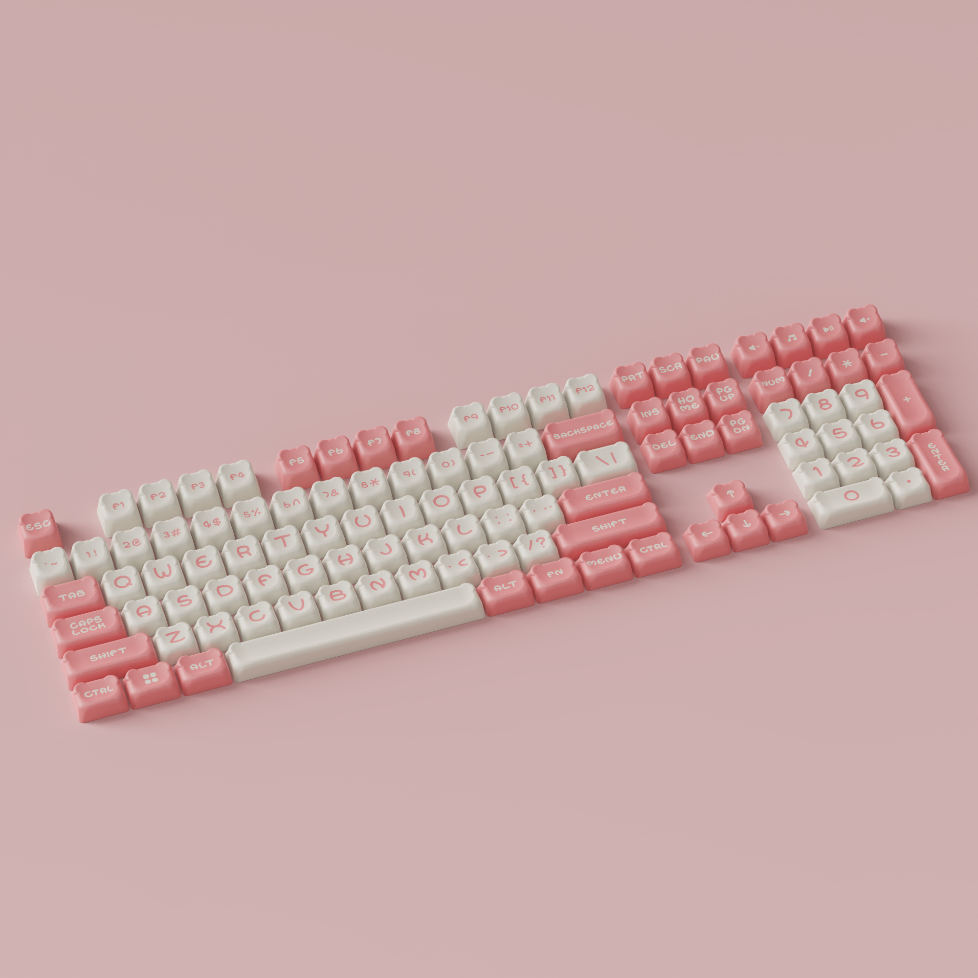 Sakura Bear Keycap Set (122-Key)