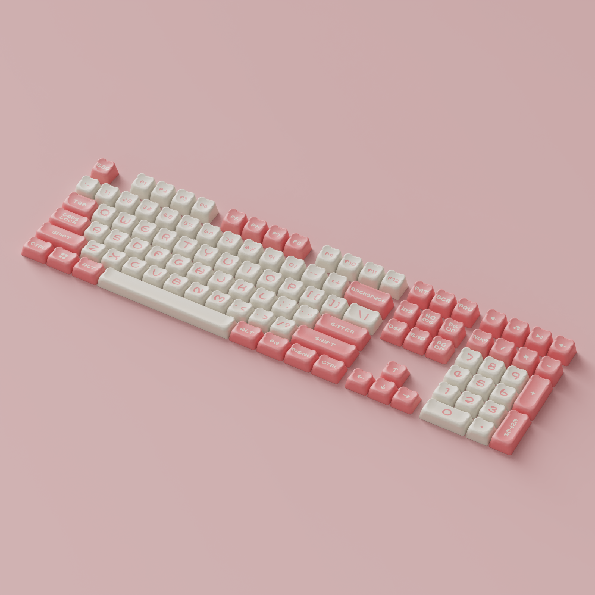 Sakura Bear Keycap Set (122-Key)