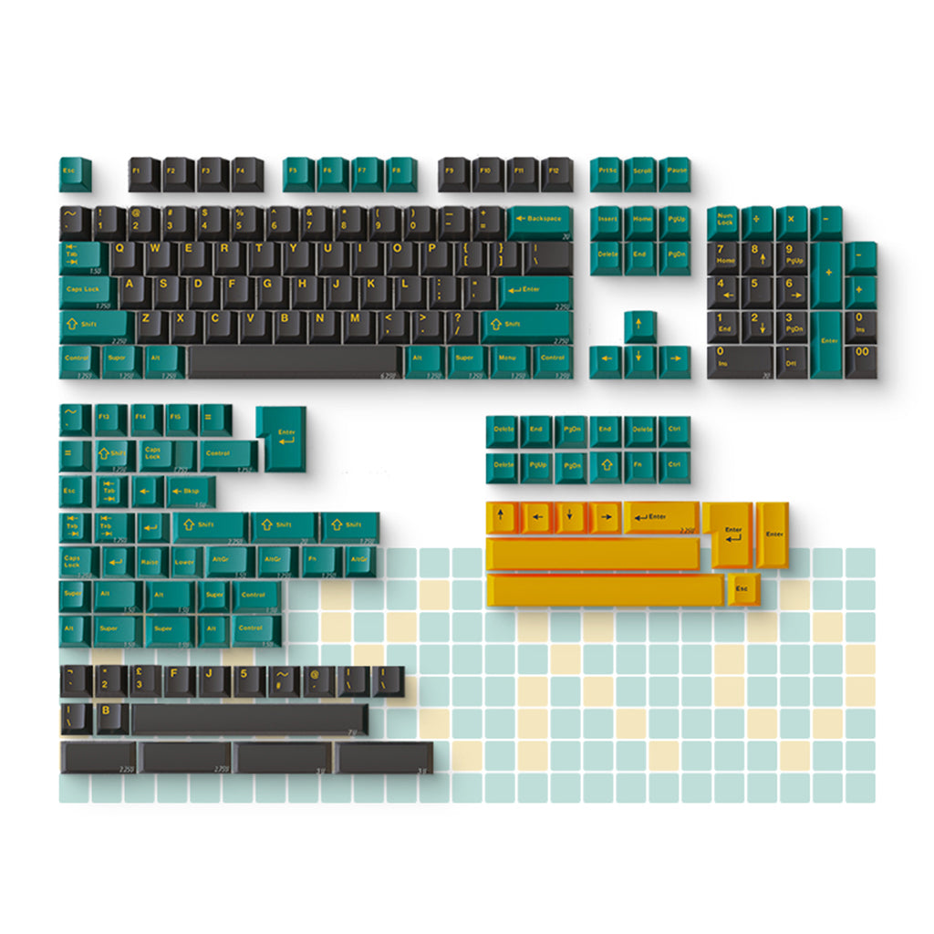 Marrs Green Keycap Set(184-key)