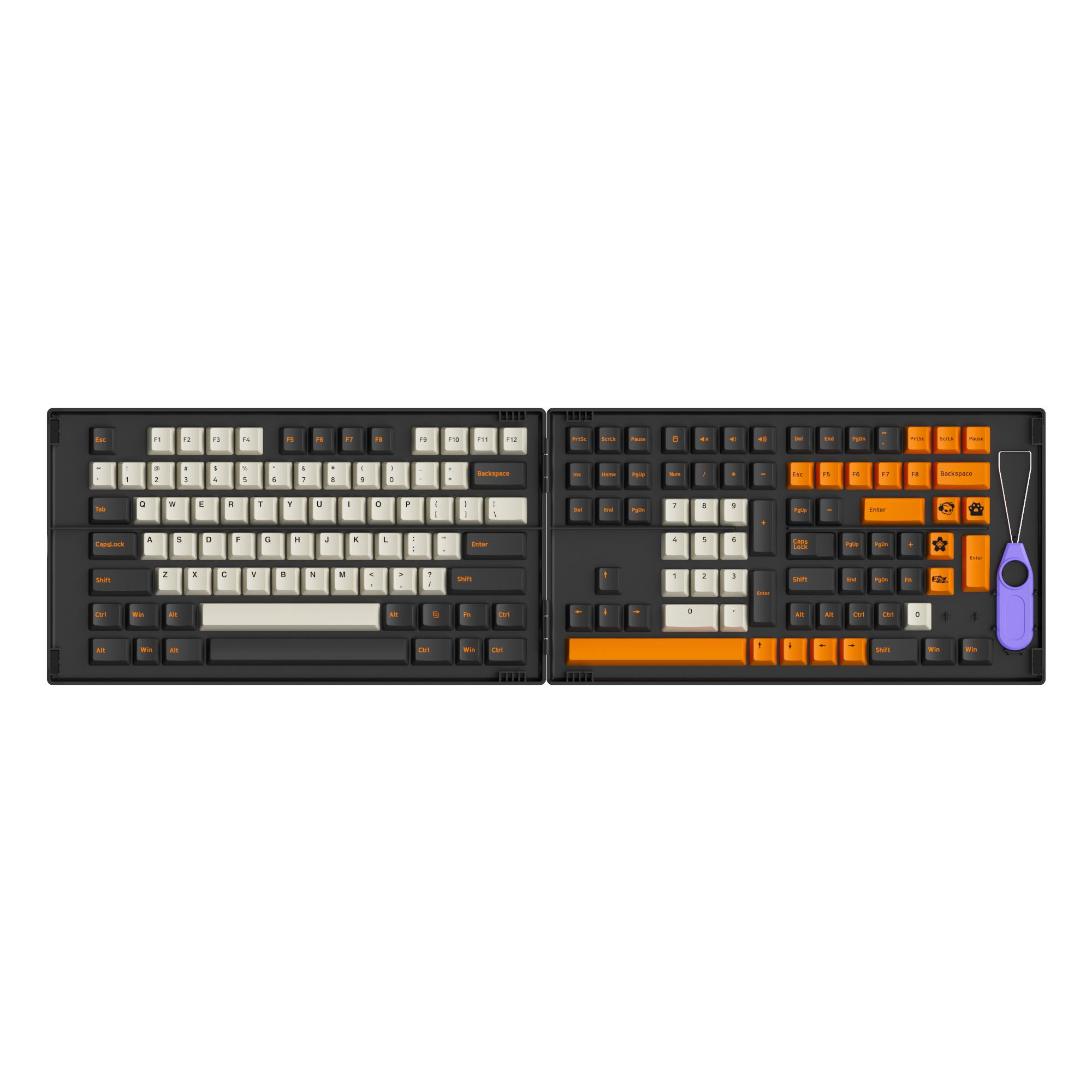 Carbon Retro Keycap Set