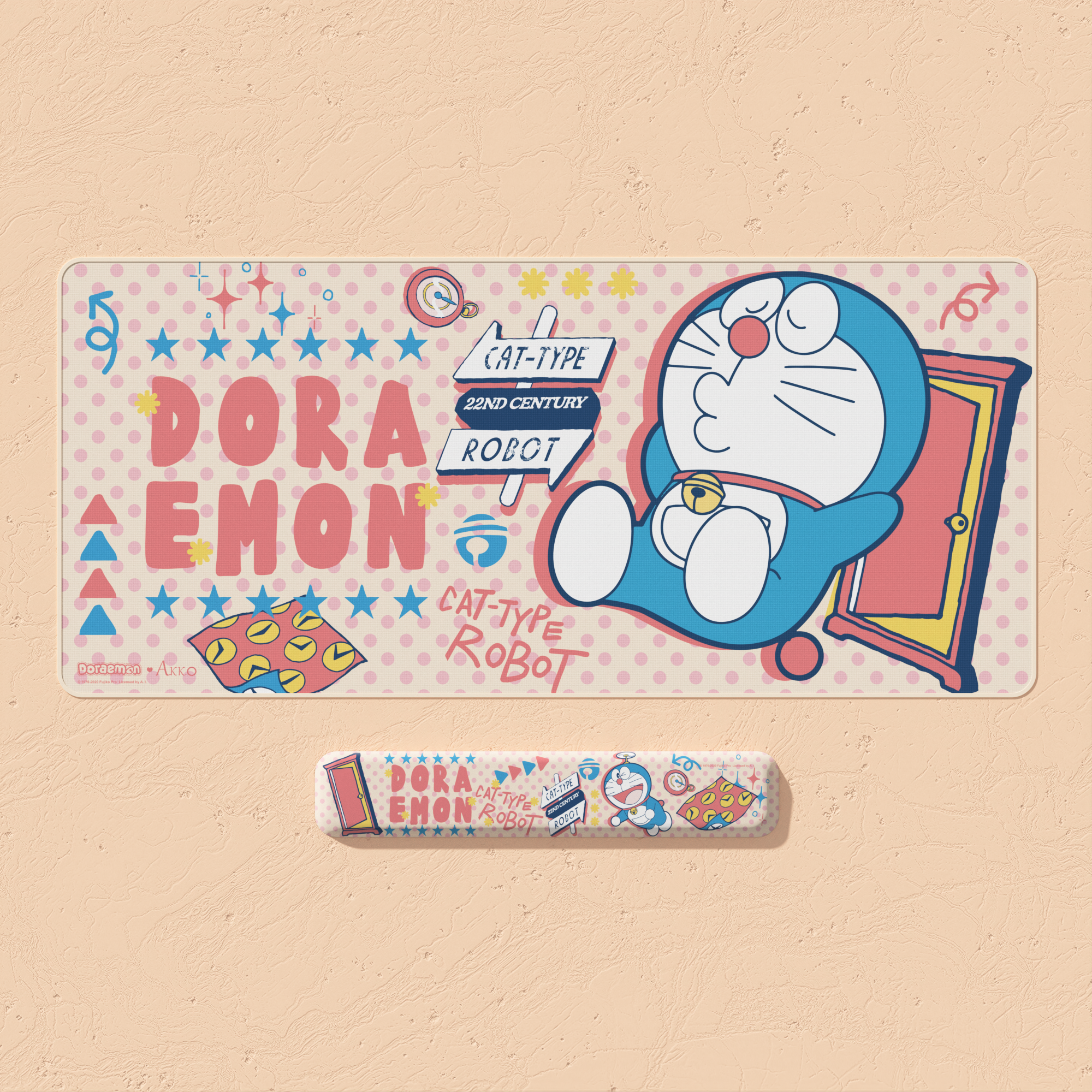 Doraemon Macaron Mouse pad