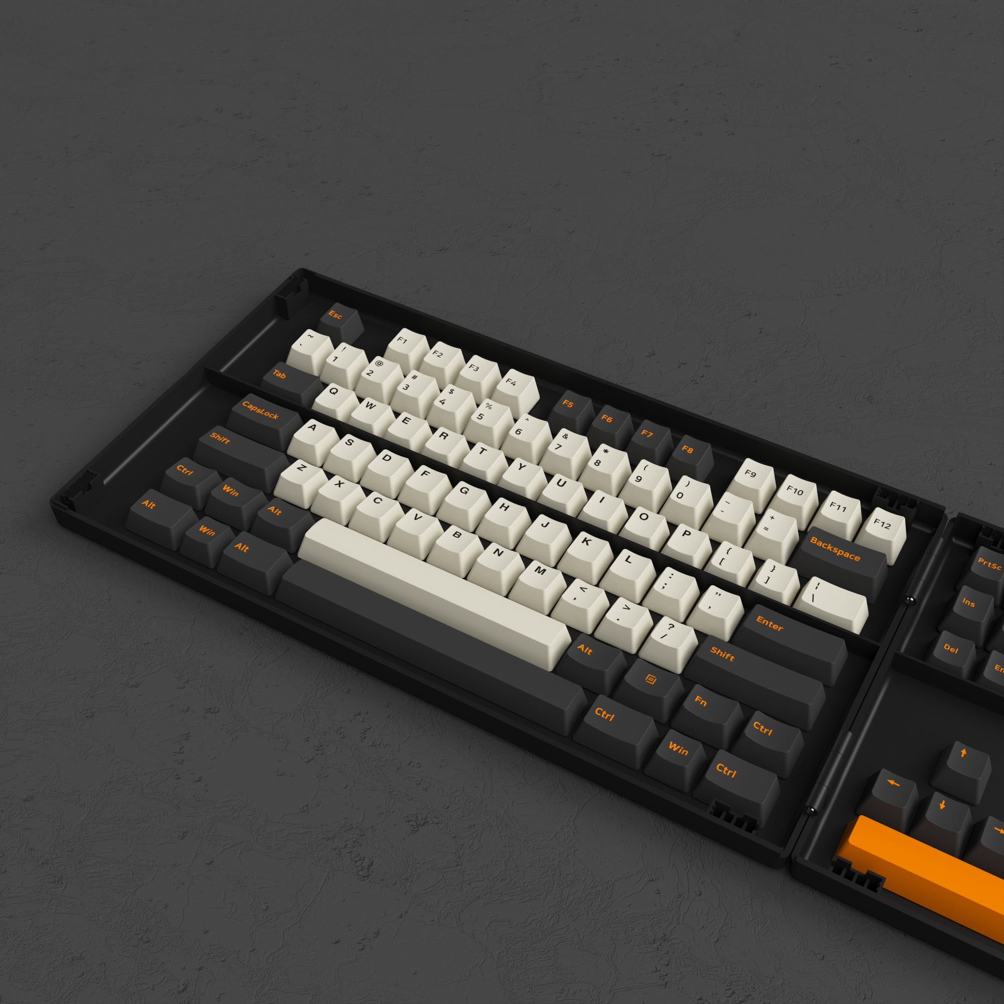 Carbon Retro Keycap Set