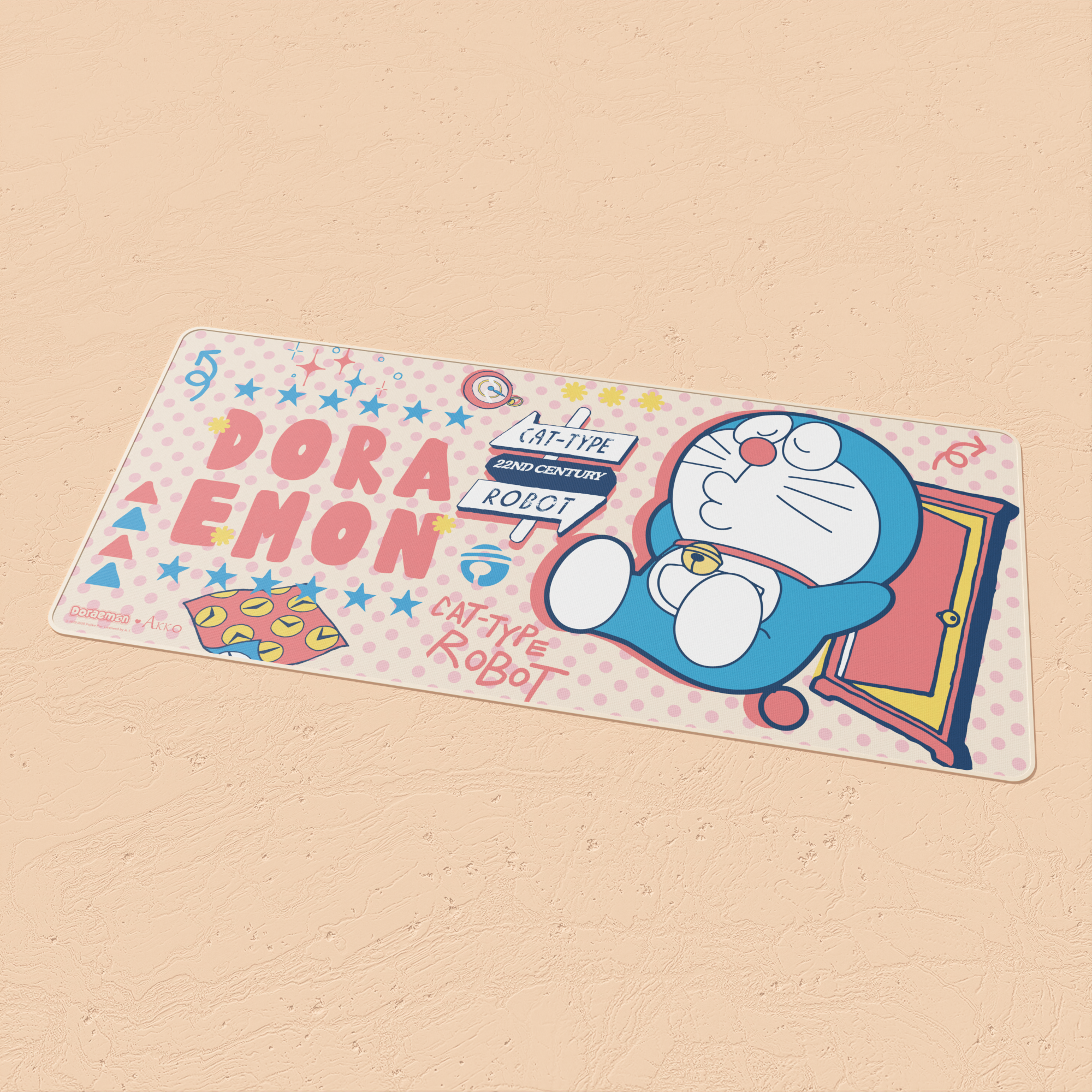 Doraemon Macaron Mouse pad