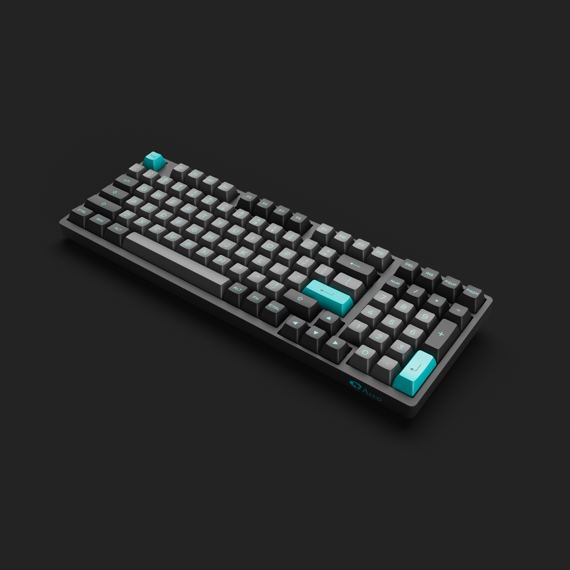 Black & Cyan 3098B Plus