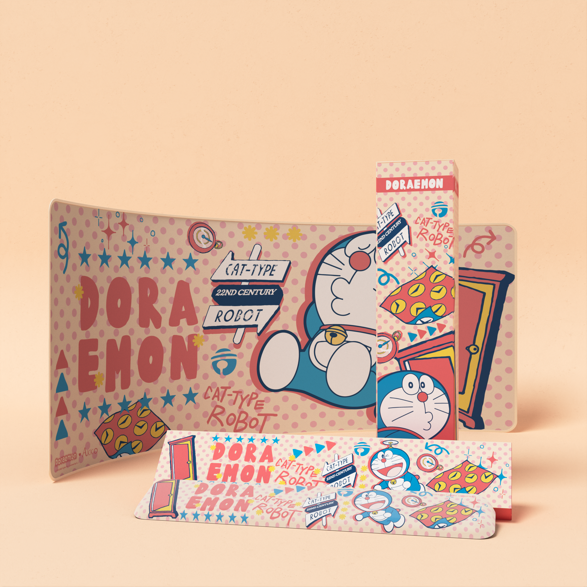 Doraemon Macaron Mouse pad