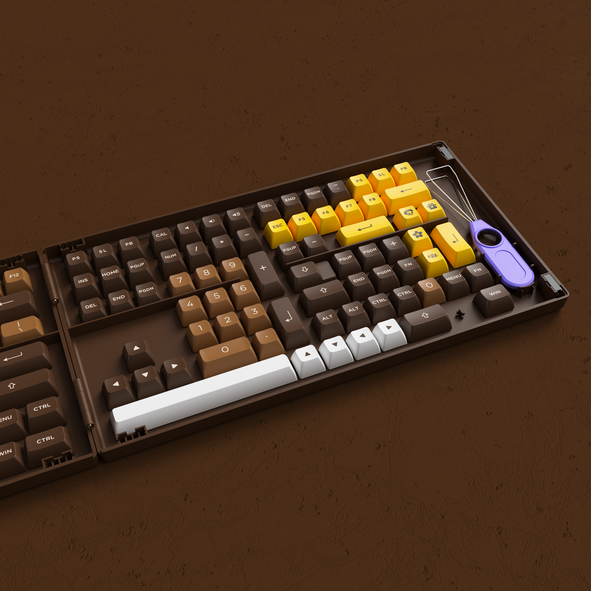 Chocolate Keycap Set(178-key)