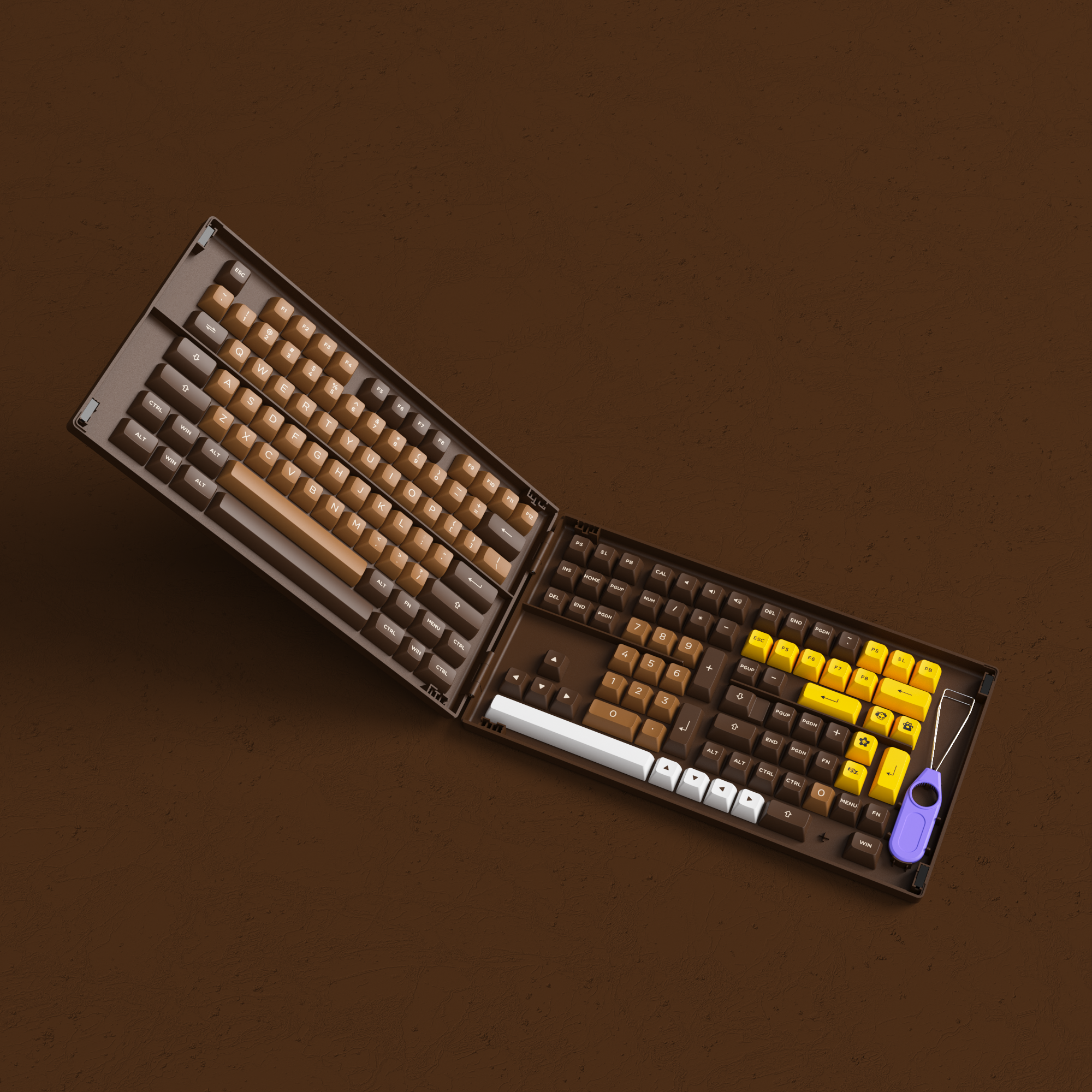 Chocolate Keycap Set(178-key)