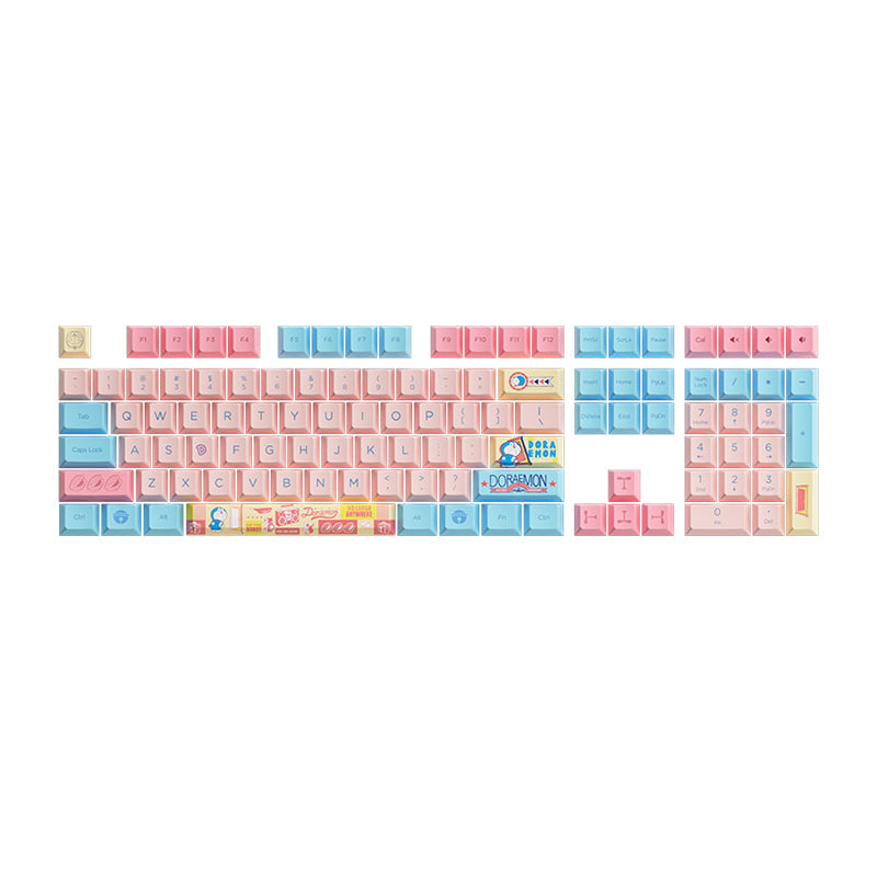 Doraemon Macaron Keycap Set(136-key)