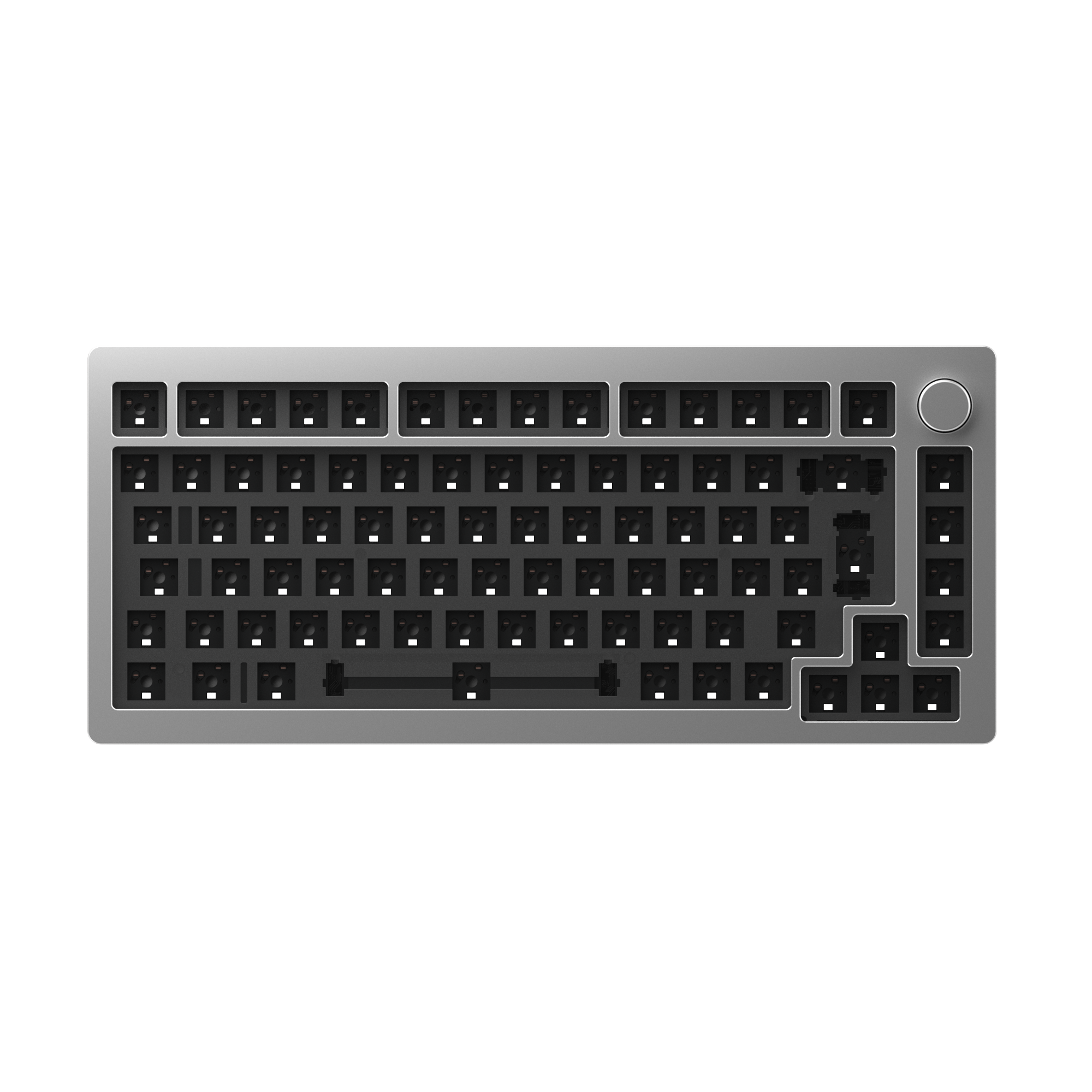 Silver MonsGeek M1 QMK DIY Kit