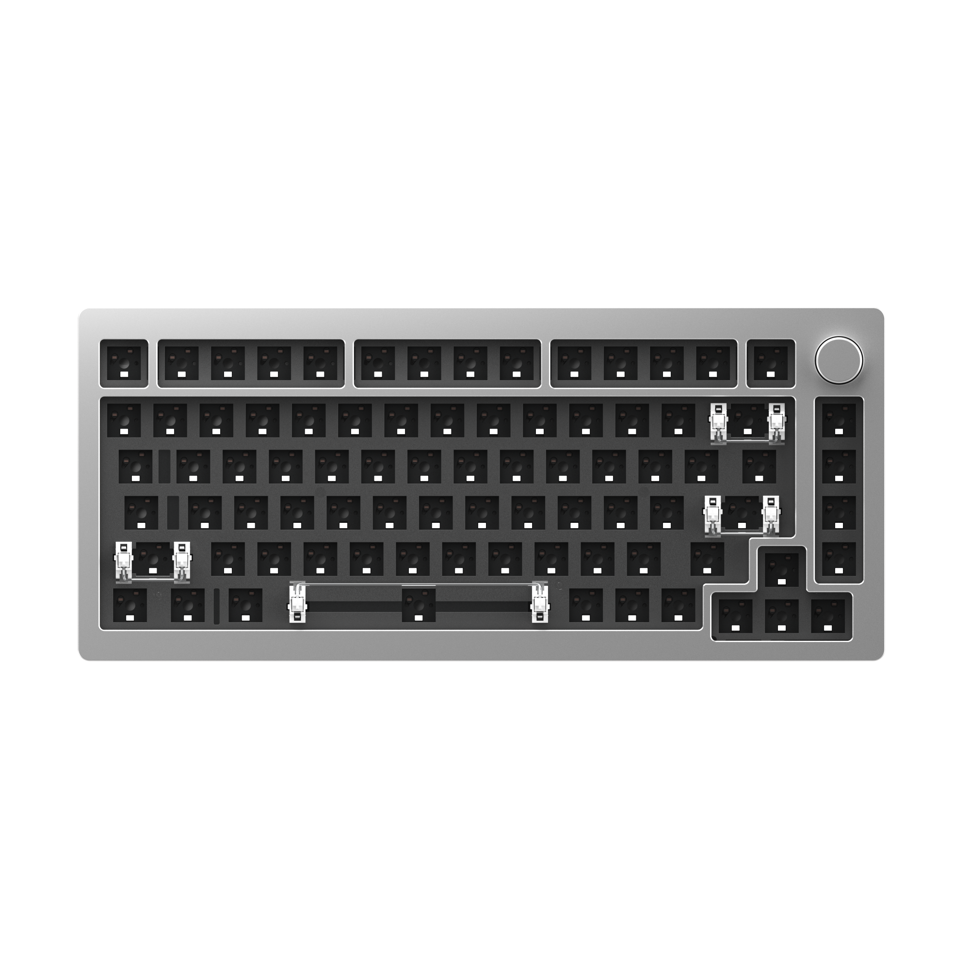 Silver MonsGeek M1 QMK DIY Kit