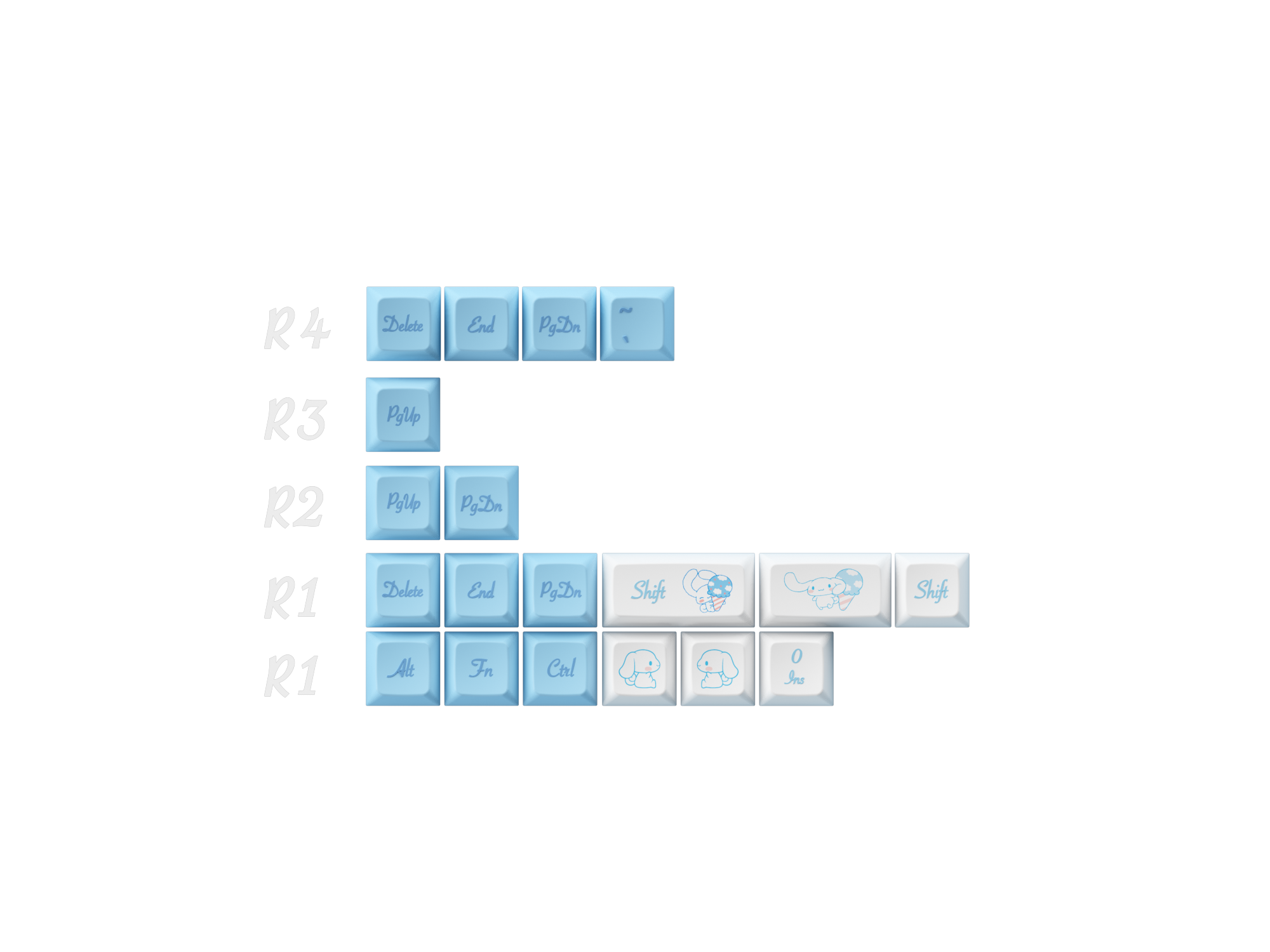 Cinnamoroll Keycap set (165-key)