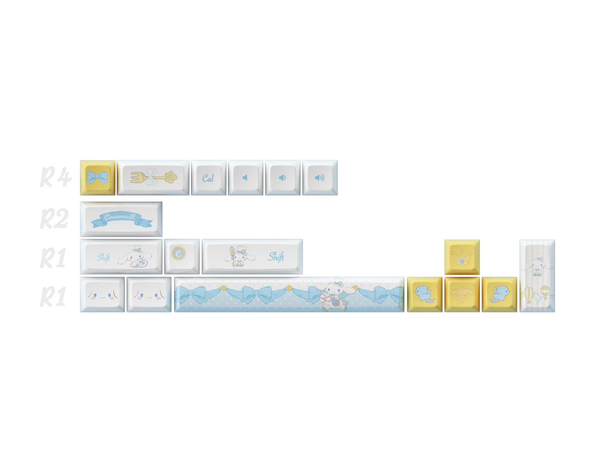 Cinnamoroll Keycap set (165-key)