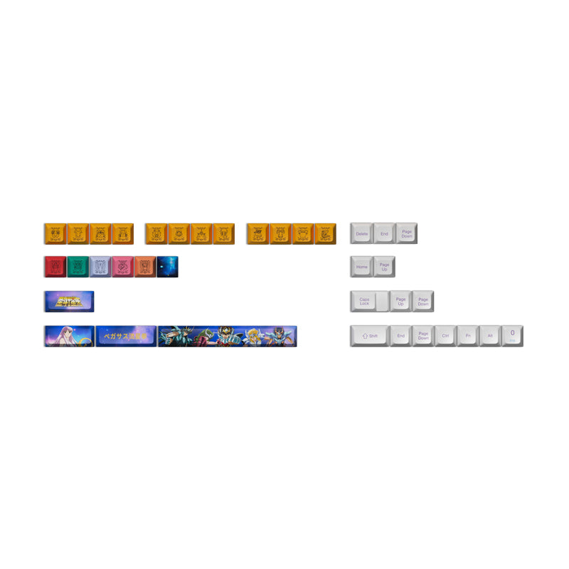 Saint Seiya Keycap Set (145-key)